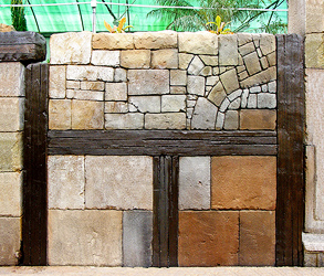 Zigurat Creación | Imitación viga de madera en cemento